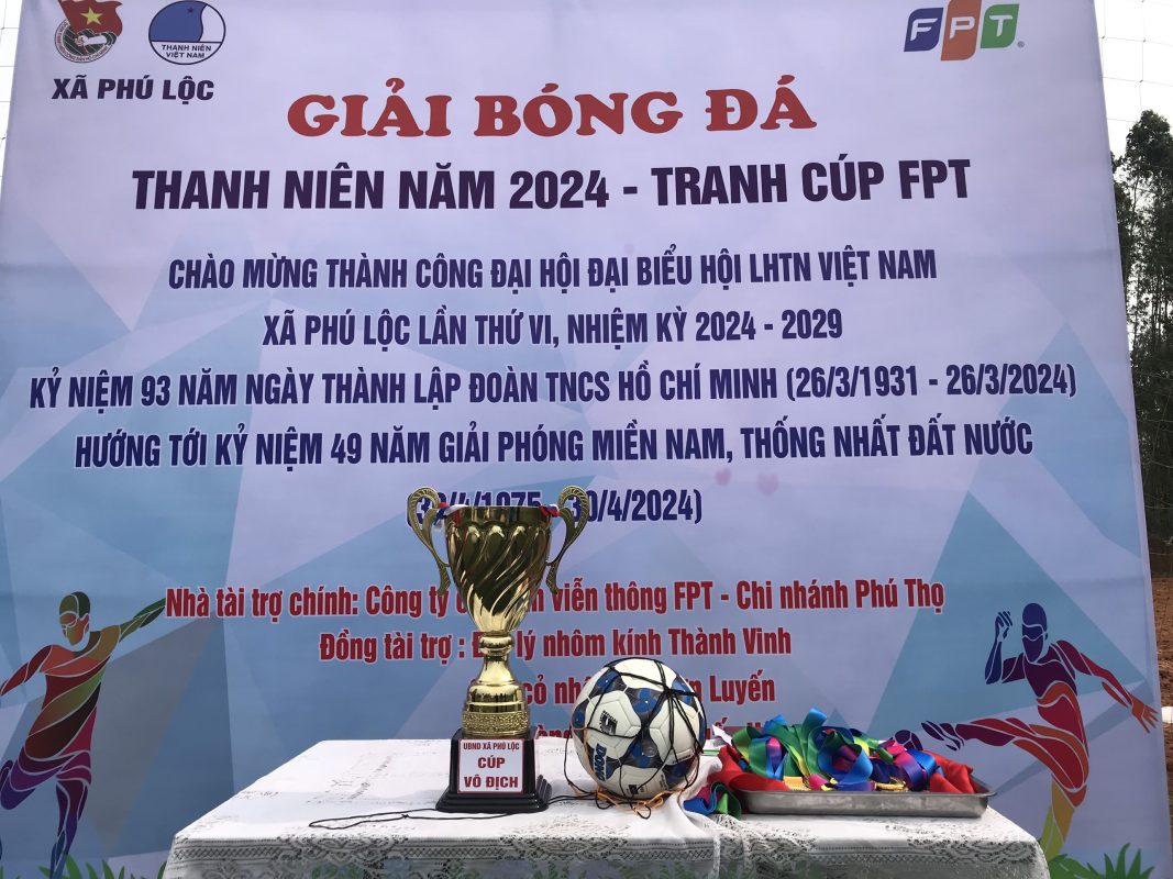 Giải Bóng đá Nam thanh niên xã Phú Lộc năm 2024